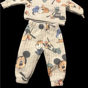 Disney Mickey Mouse and Friends baby’s Outfit - white and Multicolor